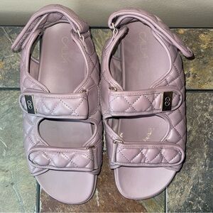 Women's Calia Quilted Sandals - Plum